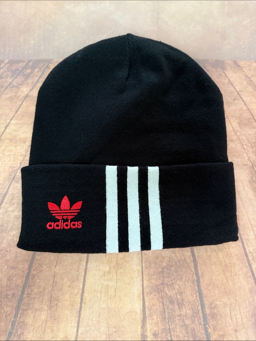 Adidas x KORN Collab 30th Anniversary Black Beanie OSFM View 5